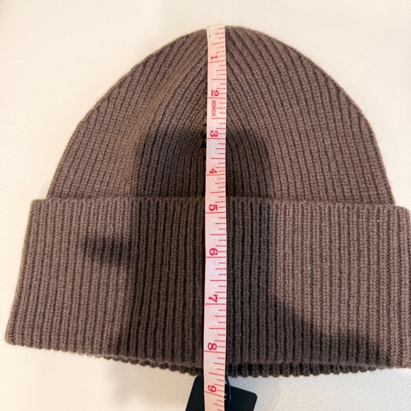 NWT Rag & Bone Slate Brown Clarkson Beanie - Picture 8 of 11